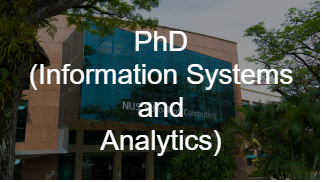 PhD (Department of Information Systems and Analytics)