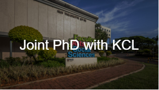 Joint PhD with KCL
